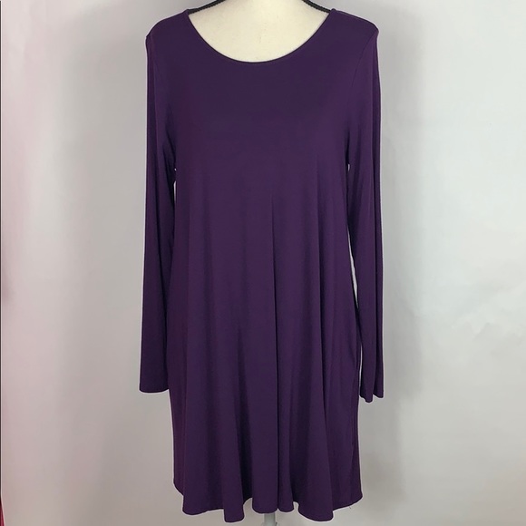 Mittoshop long sleeve dress with front pockets - Picture 2 of 7